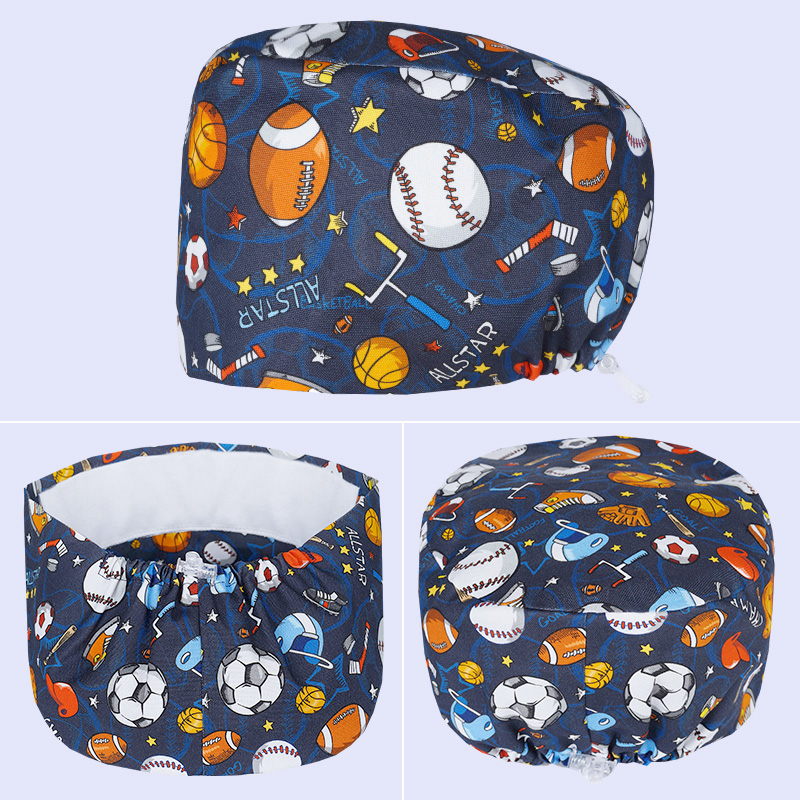 Medical Lab Center - Gorro grueso de algodón con estampado